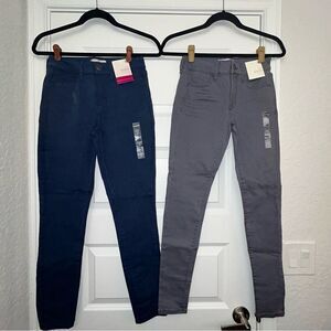 New, SO Low & High Rise Skinny Jegging Pants (2 Pairs)
